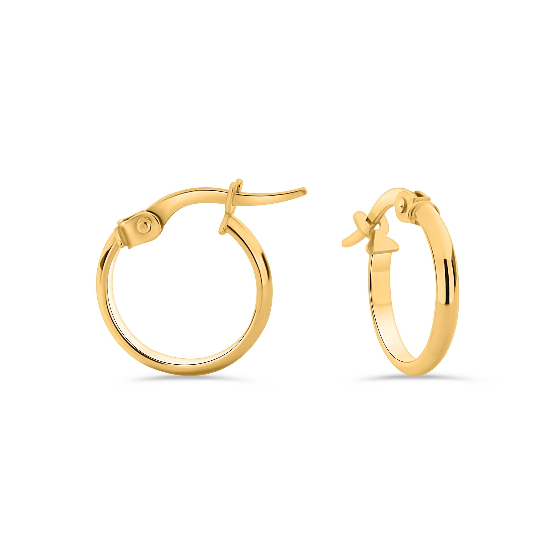 GIOVE MIO Argollas en Oro Amarillo de 18Kt. Oro 18Kt / Amarillo / 13.5MM TUB 1.7X1.3MM