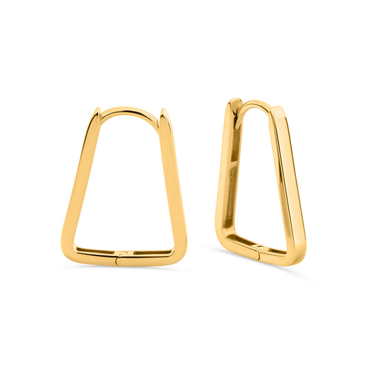 GIOVE MIO HUGGIE EARRINGS IN 18KT YELLOW GOLD