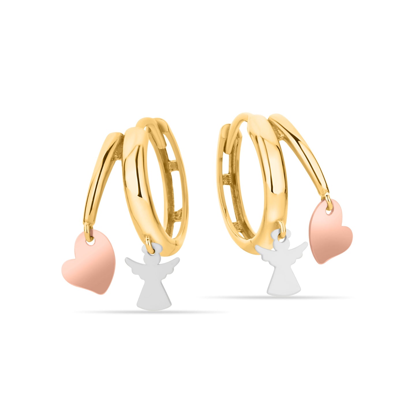 GIOVE MIO Huggies en Oro Amarillo de 18Kt. Oro 18Kt / Amarillo / 5X12MM