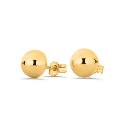 GIOVE MIO Studs de Media Bolita en Oro Amarillo de 18Kt. Oro 18Kt / Amarillo / 8MM