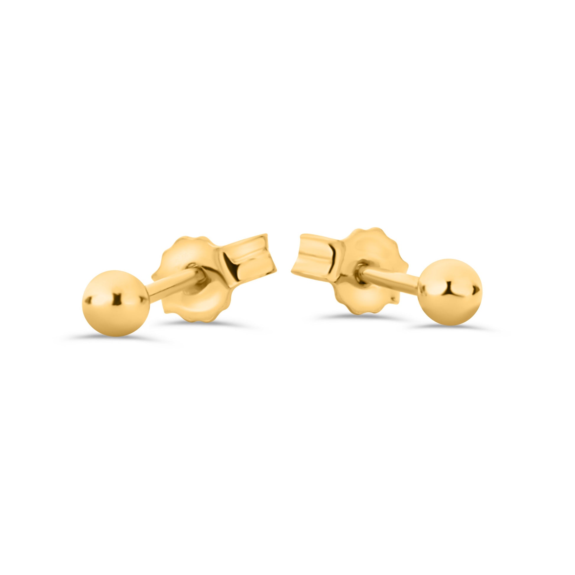 GIOVE MIO Studs de Bolita en Oro Amarillo de 18Kt. Oro 18Kt / Amarillo / 3MM