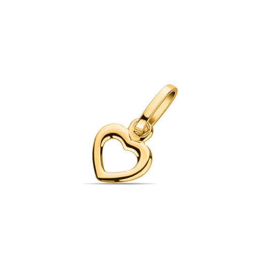 GIOVE MIO HEART PENDANT IN 18KT YELLOW GOLD
