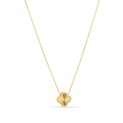GIOVE MIO Cadena con Dije de Flor en Oro Amarillo de 18Kt. Oro 18Kt / Amarillo / 10X10MM