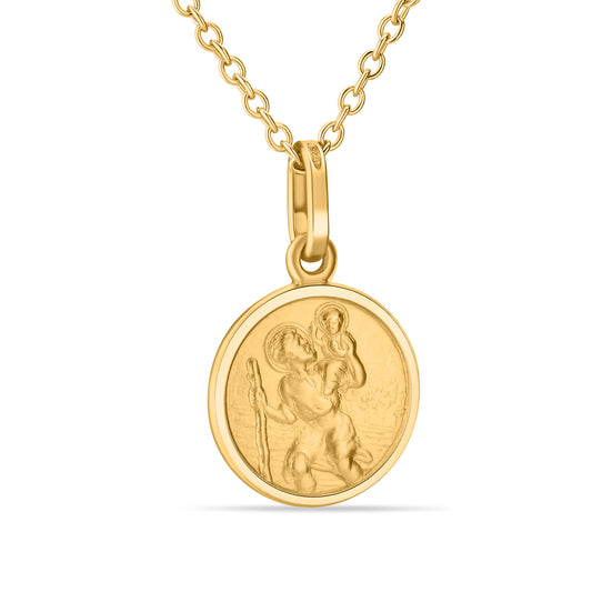 GIOVE MIO: Cadena con Dije de San José Plata 925 Bañada en Oro Amarillo 18kt. ¡Sofisticación y elegancia! Luce este exquisito accesorio de 40 - 45 CM con la medalla de San José. ¡Hazte con el tuyo y destaca con lujo! PLATA 925 BAÑADA EN ORO 18KT / AMARILLO