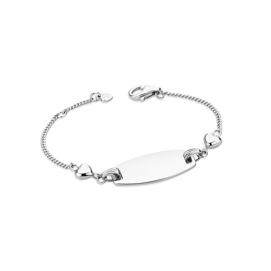 GIOVE MIO SLAVEPLATE BRACELET IN WHITE 925 SILVER