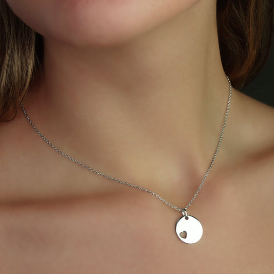 GIOVE MIO CHAIN NECKLACE WITH 925 WHITE SILVER PENDANT