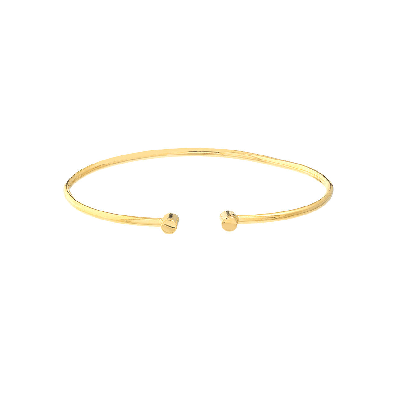 GIOVE MIO Pulsera Rígida Abierta en Oro Amarillo de 14Kt. Oro 14Kt / Amarillo / 58X1.7MM
