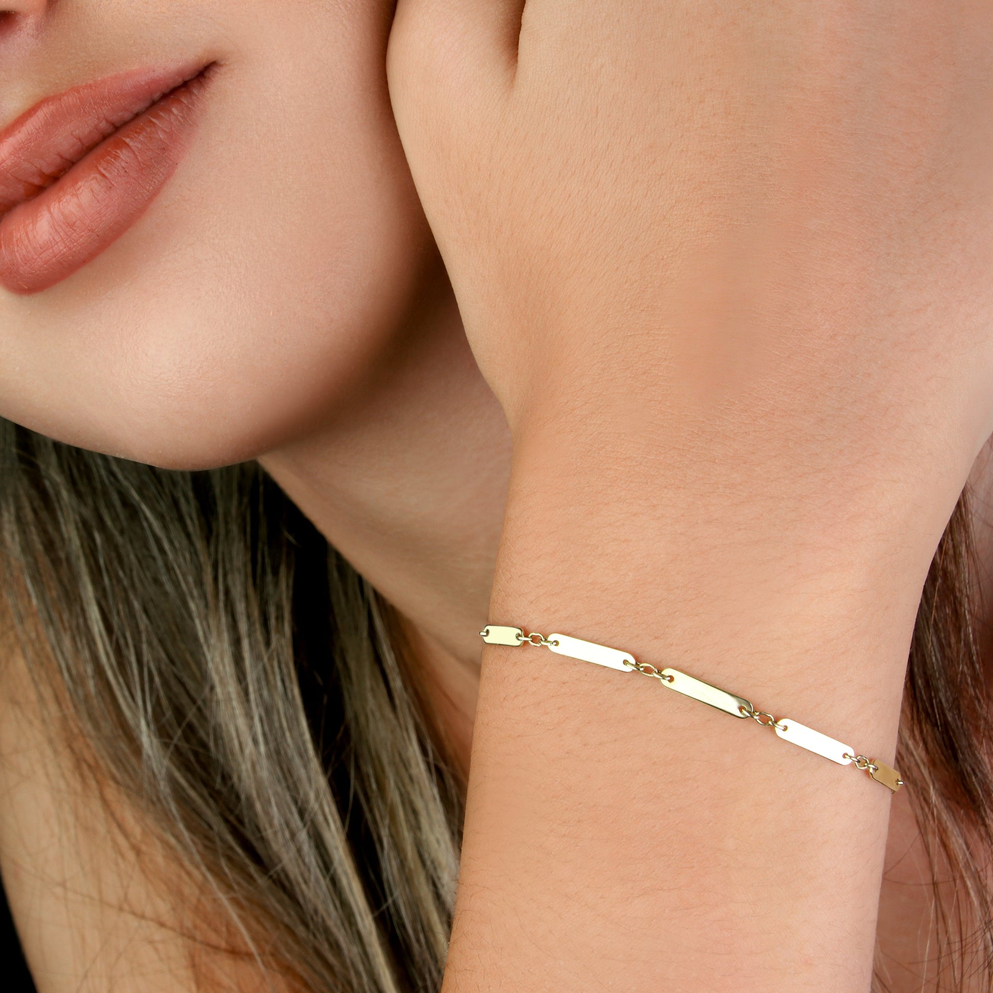 GIOVE MIO Pulsera de Cadena en Oro Amarillo de 14Kt. Oro 14Kt / Amarillo