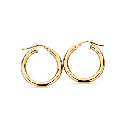 GIOVE MIO Argollas en Oro Amarillo de 18Kt. Oro 18Kt / Amarillo / 20MM TUB 2.5MM