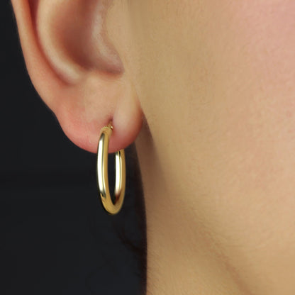 GIOVE MIO Argollas en Oro Amarillo de 18Kt. Oro 18Kt / Amarillo / 20MM TUB 2.5MM