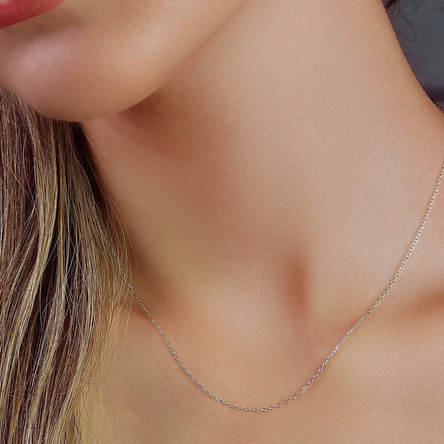 GIOVE MIO Cadena en Oro Blanco de 14Kt. Oro 14Kt / Blanco