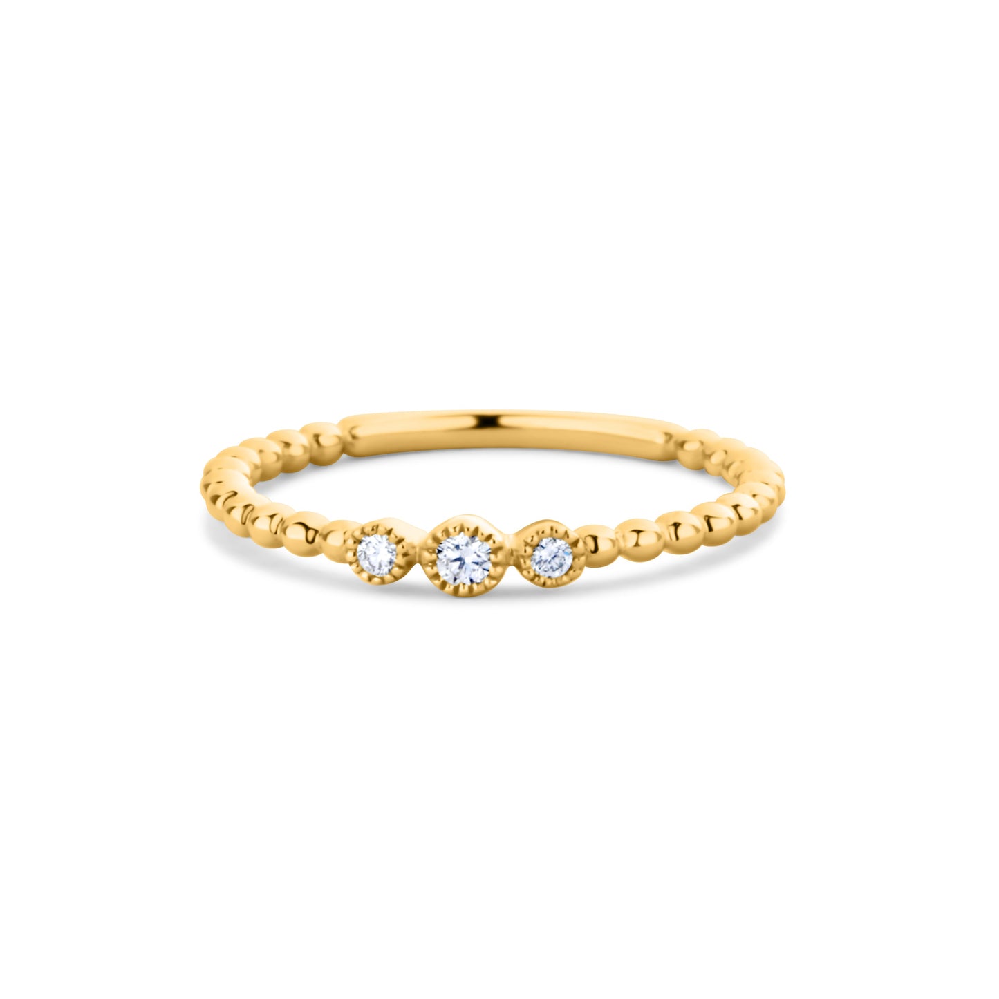 GIOVE MIO: ¡Brilla en tu gran día con nuestro anillo trilogy en oro amarillo de 14kt! Con 3 deslumbrantes diamantes naturales, este anillo en talla US 6 es el complemento perfecto para cualquier ocasión especial. ¡Destaca con estilo y elegancia! ORO 14KT / AMARILLO
