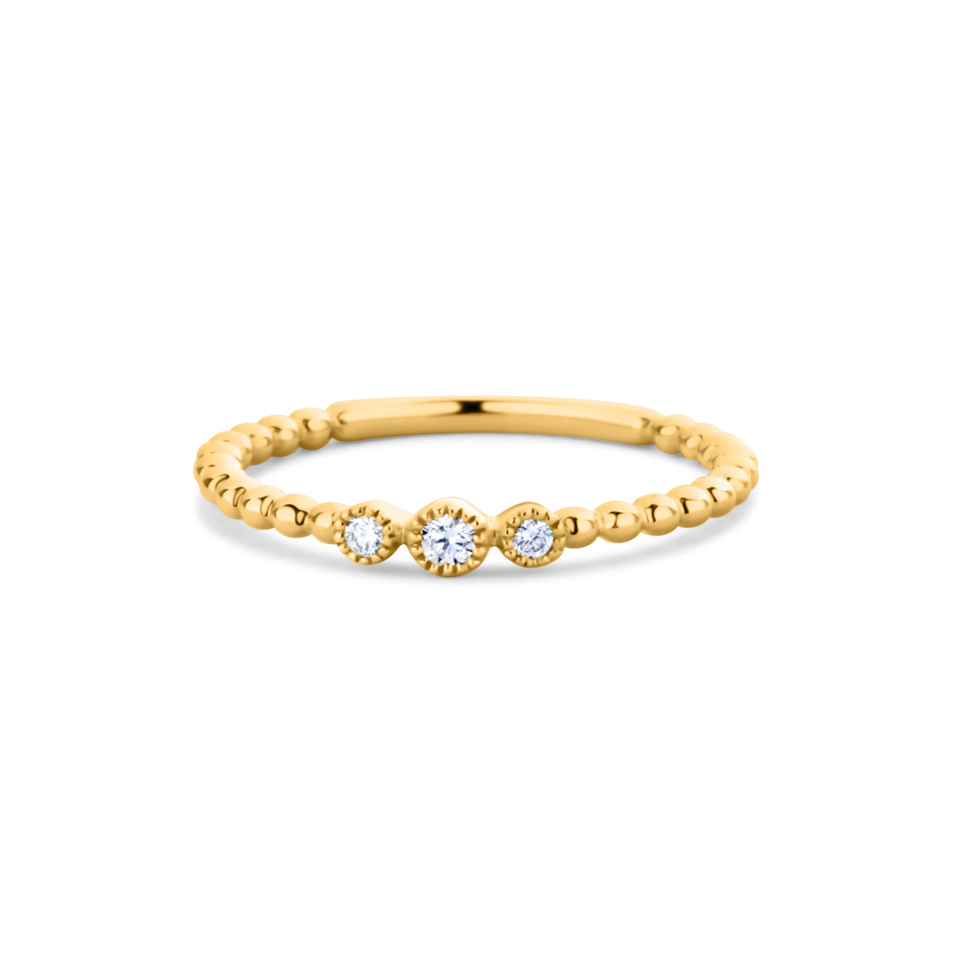GIOVE MIO: ¡Brilla en tu gran día con nuestro anillo trilogy en oro amarillo de 14kt! Con 3 deslumbrantes diamantes naturales, este anillo en talla US 6 es el complemento perfecto para cualquier ocasión especial. ¡Destaca con estilo y elegancia! ORO 14KT / AMARILLO