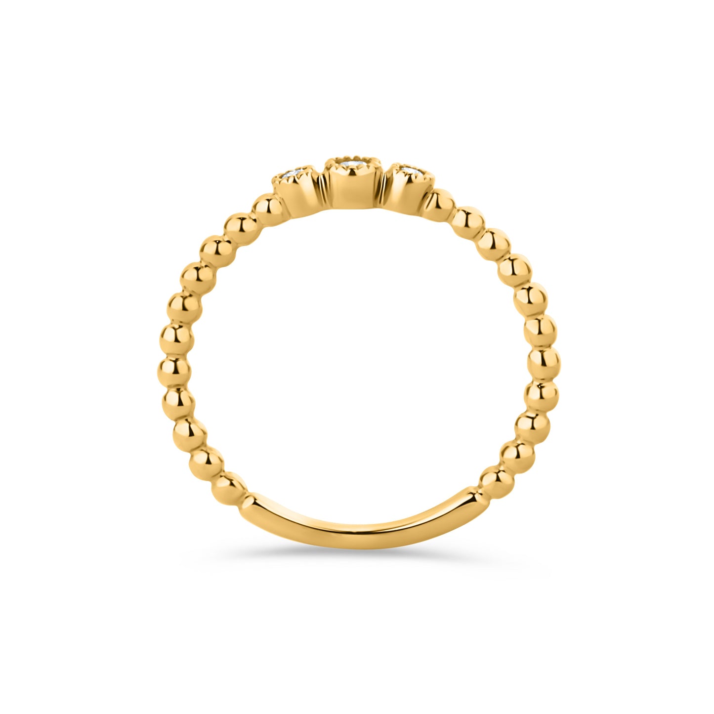 GIOVE MIO: ¡Brilla en tu gran día con nuestro anillo trilogy en oro amarillo de 14kt! Con 3 deslumbrantes diamantes naturales, este anillo en talla US 6 es el complemento perfecto para cualquier ocasión especial. ¡Destaca con estilo y elegancia! ORO 14KT / AMARILLO