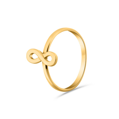 GIOVE MIO: Anillo de moda en oro amarillo de 18kt - Talla US 4 1/4 ¡Destaca con estilo y elegancia! ORO 18KT / AMARILLO / 5.80 X 5.77 X 3.60 MM