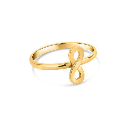 GIOVE MIO: Anillo de moda en oro amarillo de 18kt - Talla US 4 1/4 ¡Destaca con estilo y elegancia! ORO 18KT / AMARILLO / 5.80 X 5.77 X 3.60 MM