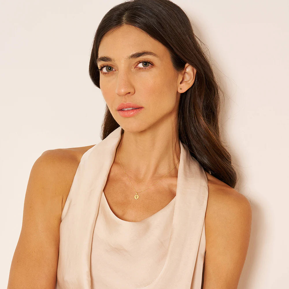 GIOVE MIO Cadena con Inicial X en Oro Amarillo de 14Kt. Oro 14Kt / Amarillo / 8MM