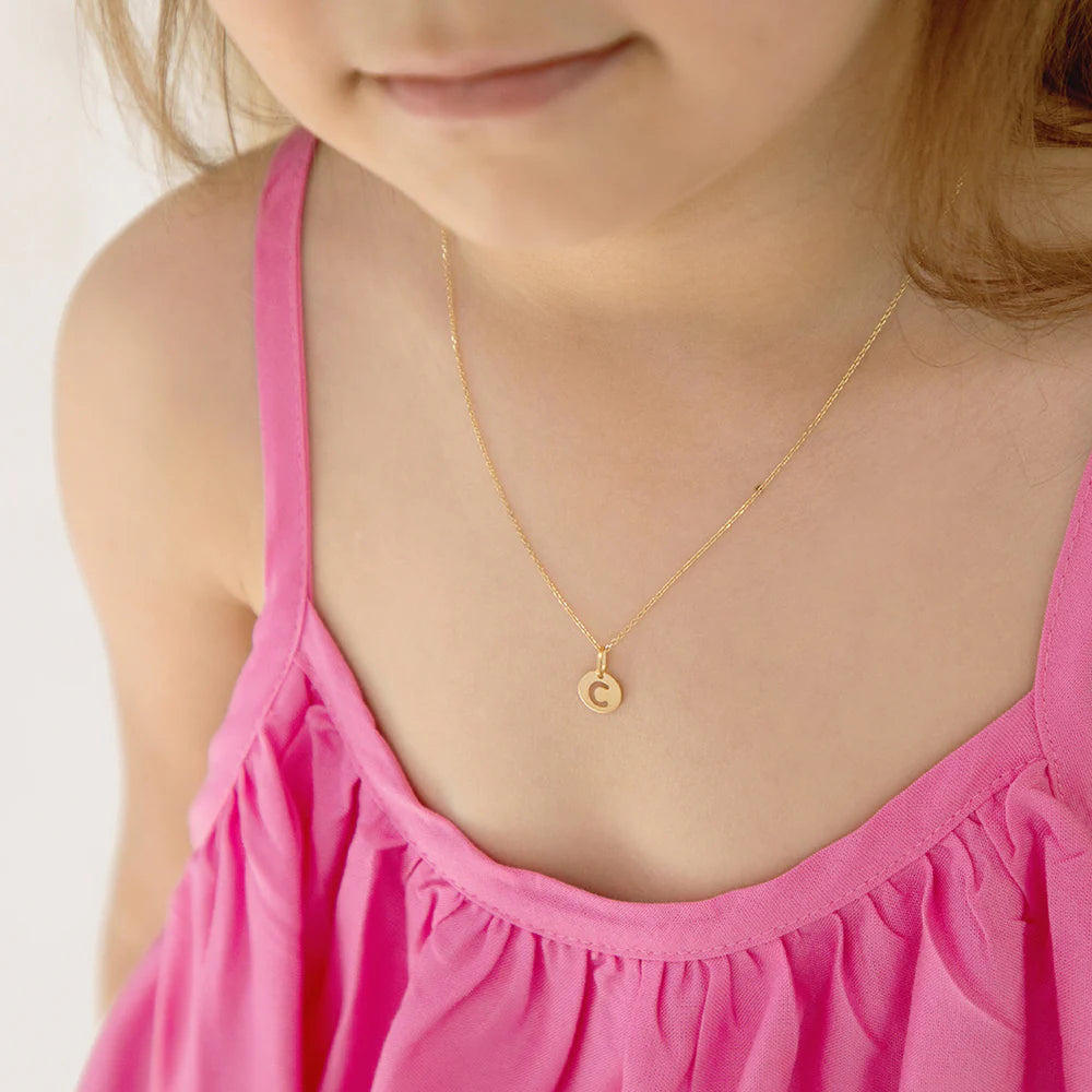 GIOVE MIO Cadena con Inicial L en Oro Amarillo de 14Kt. Oro 14Kt / Amarillo / 8MM