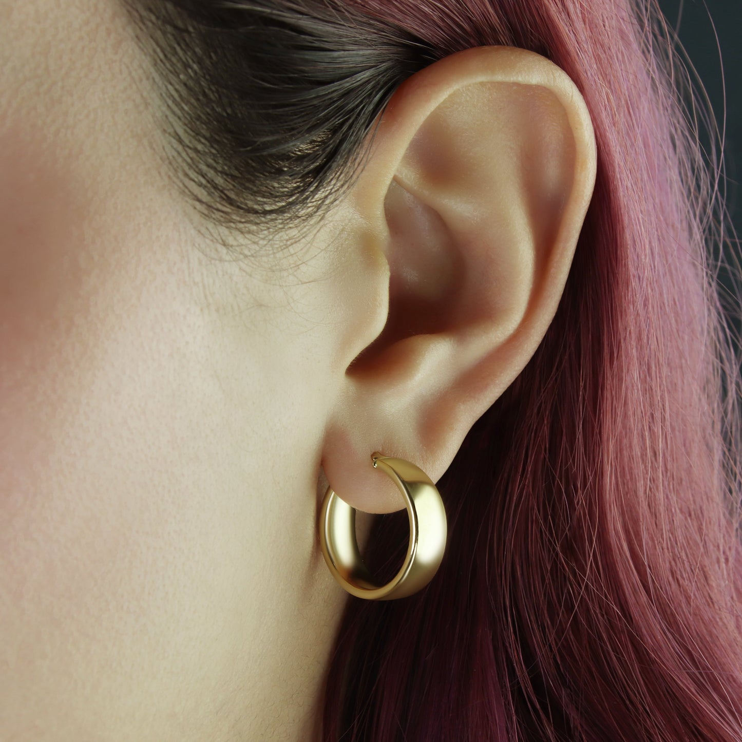 GIOVE MIO Argollas en Oro Amarillo de 18Kt. Oro 18Kt / Amarillo / 18MM TUB 6X1.8MM