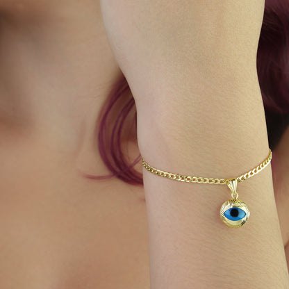 GIOVE MIO Dije de Ojo Turco en Oro Amarillo de 18Kt. Oro 18Kt / Amarillo / DIA11.6MM