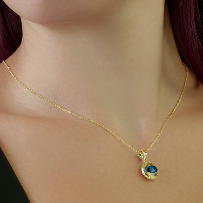 GIOVE MIO Dije de Ojo Turco en Oro Amarillo de 18Kt. Oro 18Kt / Amarillo / DIA11.6MM