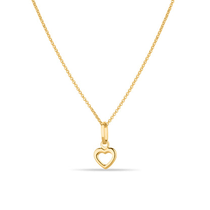 GIOVE MIO Dije de Corazón en Oro Amarillo de 18Kt. Oro 18Kt / Amarillo / 9.7X7MM