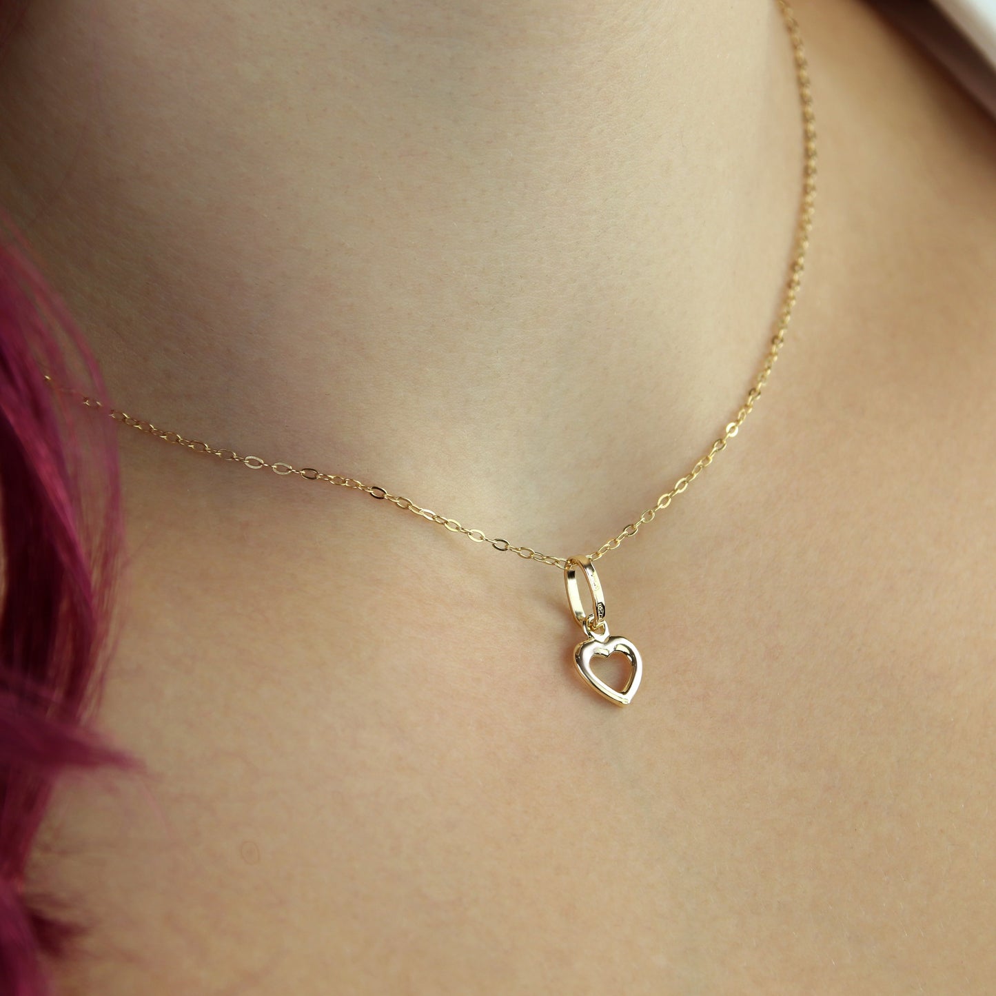 GIOVE MIO Dije de Corazón en Oro Amarillo de 18Kt. Oro 18Kt / Amarillo / 9.7X7MM