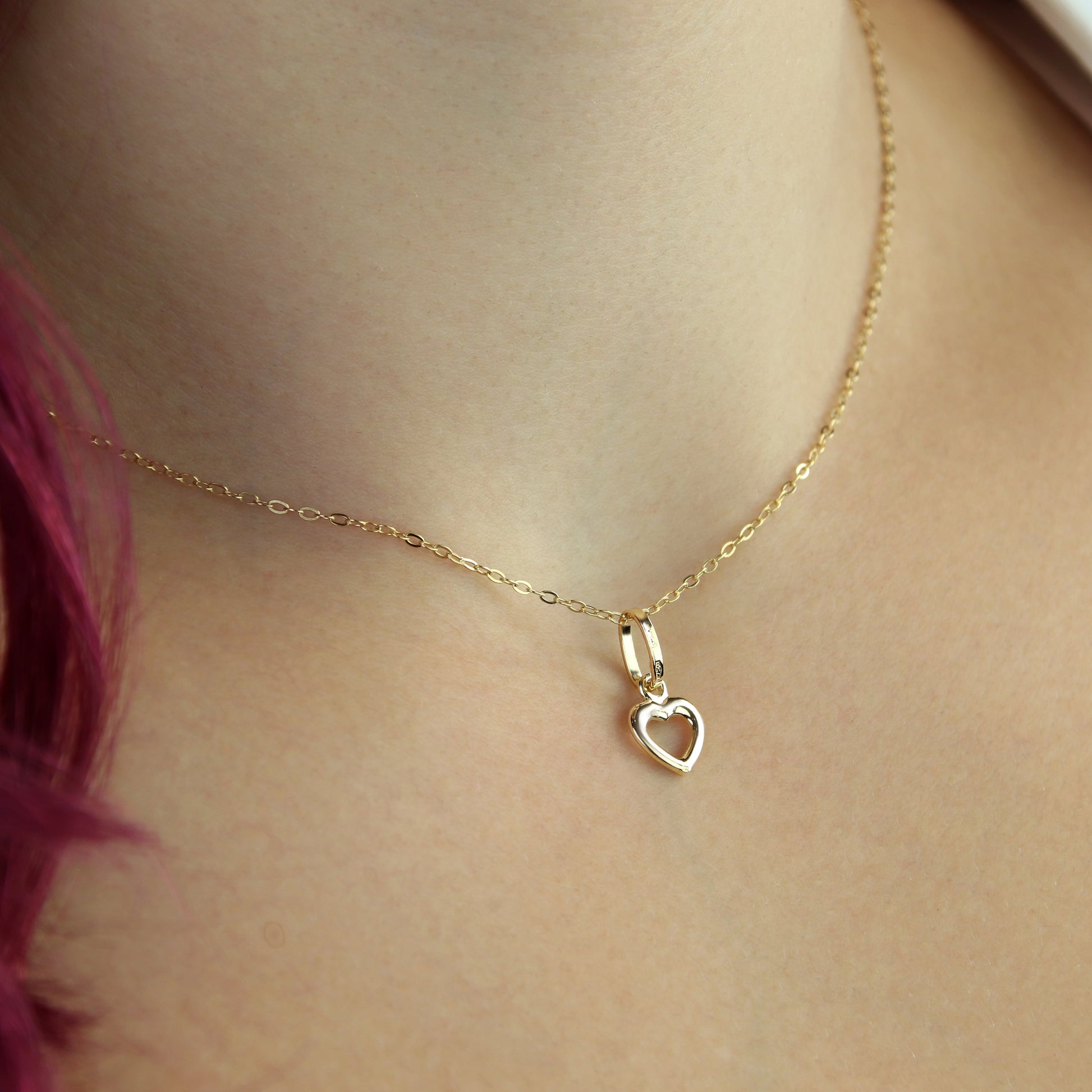 GIOVE MIO Dije de Corazón en Oro Amarillo de 18Kt. Oro 18Kt / Amarillo / 9.7X7MM