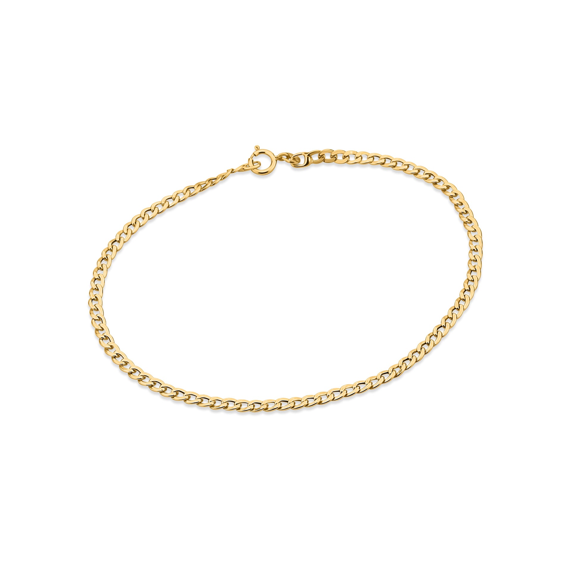 GIOVE MIO: 18kt Yellow Gold 18CM Gourmet Chain Bracelet with Fold-over Clasp – Elevate your style with this elegant and luxurious bracelet. A high-quality jewel that adds glamour to any look.