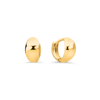 GIOVE MIO Huggies en Oro Amarillo de 14Kt. Oro 14Kt / Amarillo / 8X5MM