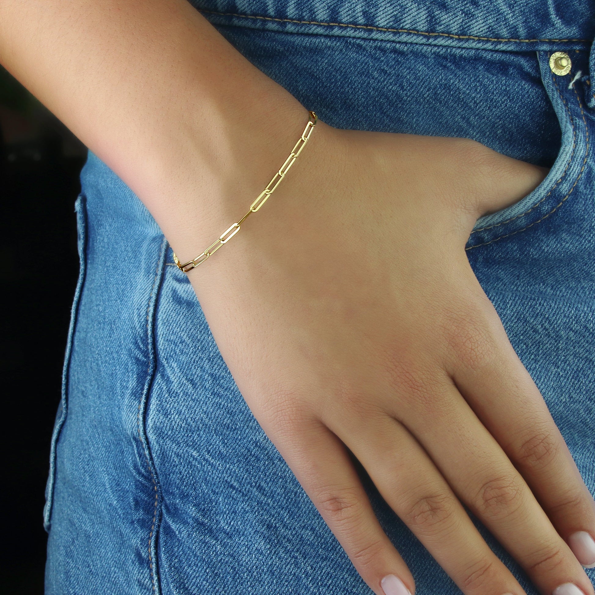 GIOVE MIO Pulsera de Cadena en Oro Amarillo de 14Kt. Oro 14Kt / Amarillo