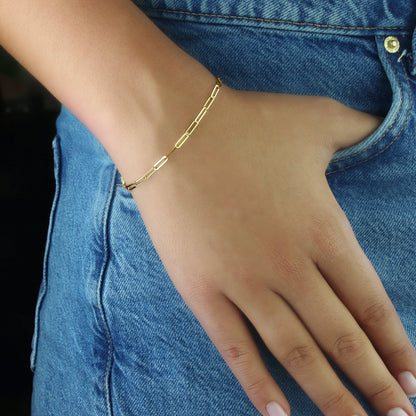 GIOVE MIO Pulsera de Cadena en Oro Amarillo de 14Kt. Oro 14Kt / Amarillo