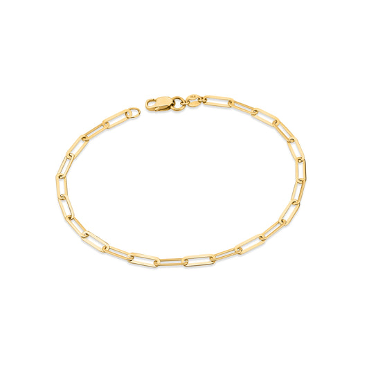GIOVE MIO Exclusive 14kt Yellow Gold Bracelet with Diamond Pendant - Radiate Elegance and Style!