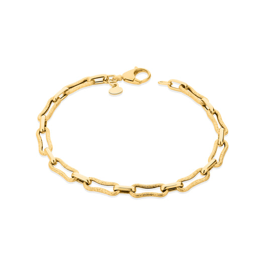 GIOVE MIO Exclusive 18kt Yellow Gold Bracelet with Diamond. Elevate Your Style with This Elegant Piece. Stand Out with This Exclusive Bracelet!