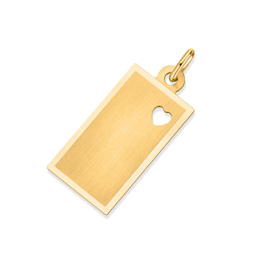 GIOVE MIO 18kt Yellow Gold Pendant with Diamond - Elevate your style with this delicate pendant shimmering with a diamond. Shine elegantly!