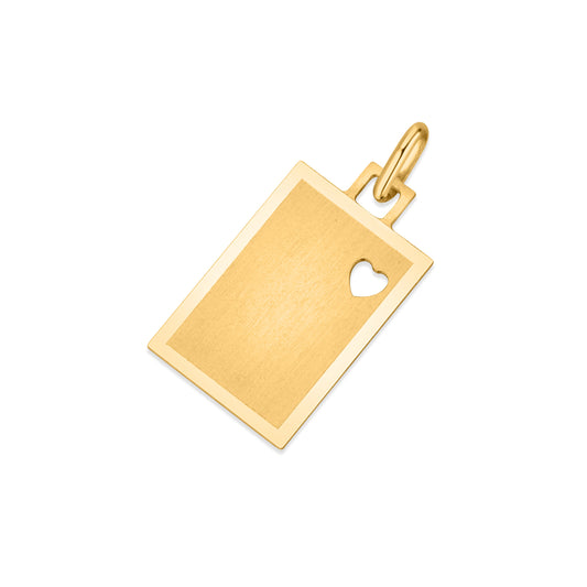 GIOVE MIO 18kt Yellow Gold Pendant with Diamond. Sophisticated piece to elevate your style. Shine with distinction!