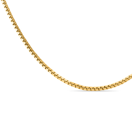 GIOVE MIO 18kt Yellow Gold 09 MM Wide 50 CM Length Reasa Clasp Necklace. Timelessly elegant piece to elevate your daily style with distinction. Stand out with this exclusive necklace!