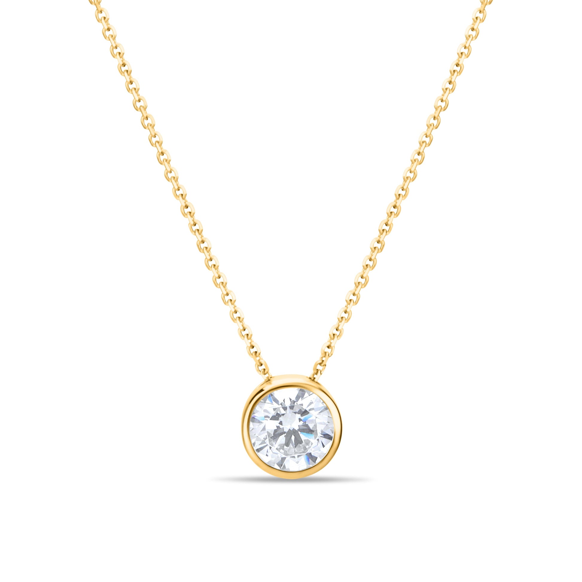 GIOVE MIO Cadena con Dancing Diamond en Oro Amarillo de 18Kt. Oro 18Kt / Amarillo / 6MM