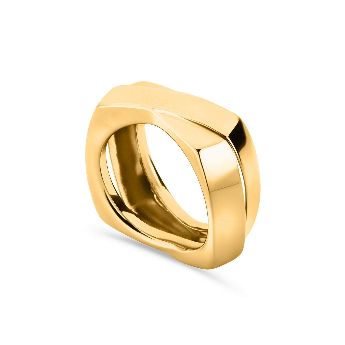 GIOVE MIO Anillo Fashion en Oro Amarillo de 18Kt. Oro 18Kt / Amarillo / 23X23X10MM