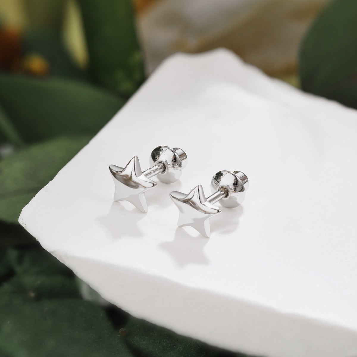 ARETES TWINKL EN PLATA ROSADO 925